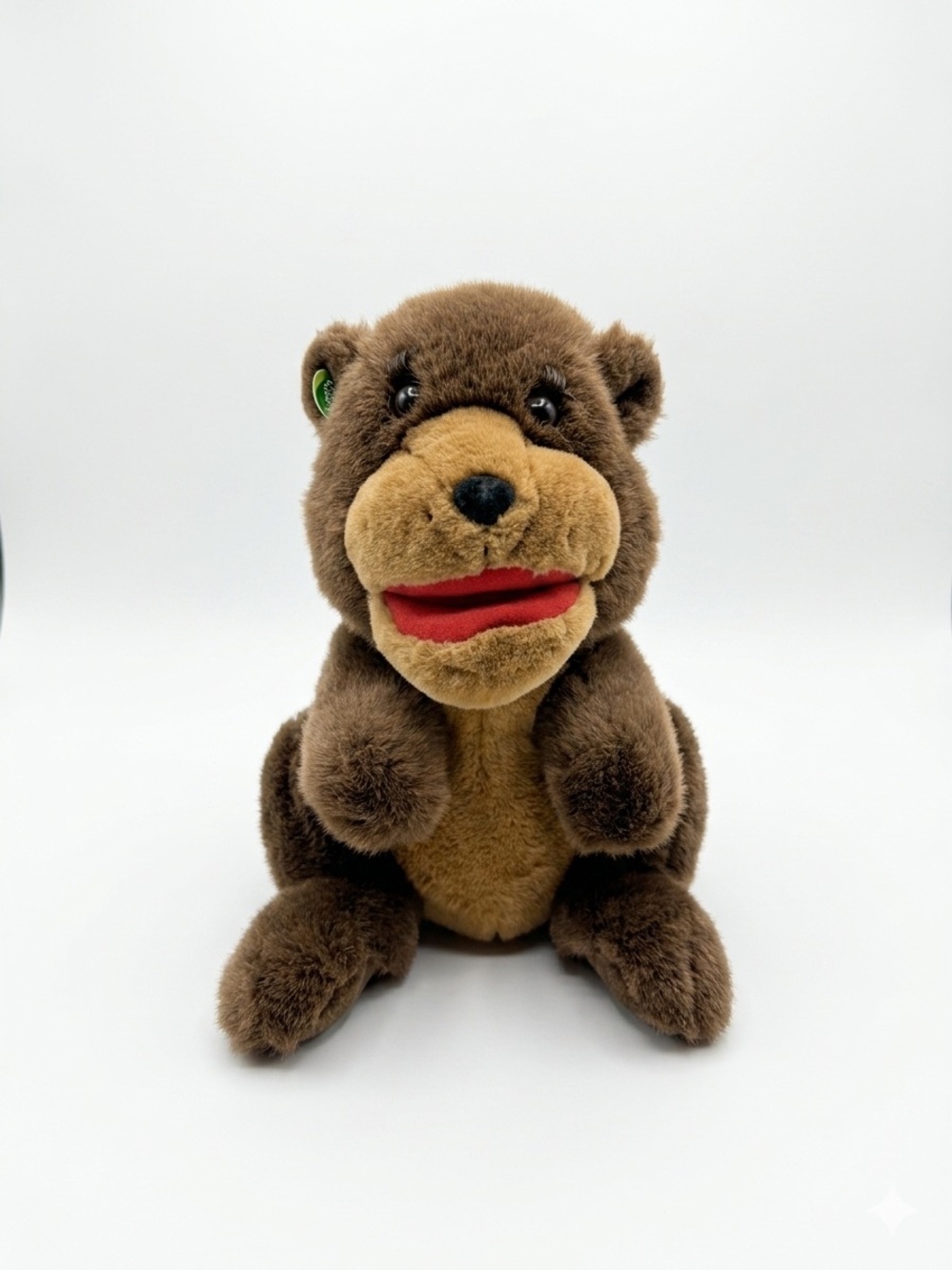Plush Creations Inc Approx 12.5” Brown Bear Plush Hand Puppet Preschoolers